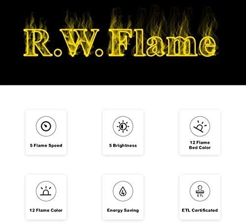 R.W.FLAME 50 inch Recessed and Wall Mounted - photo 2