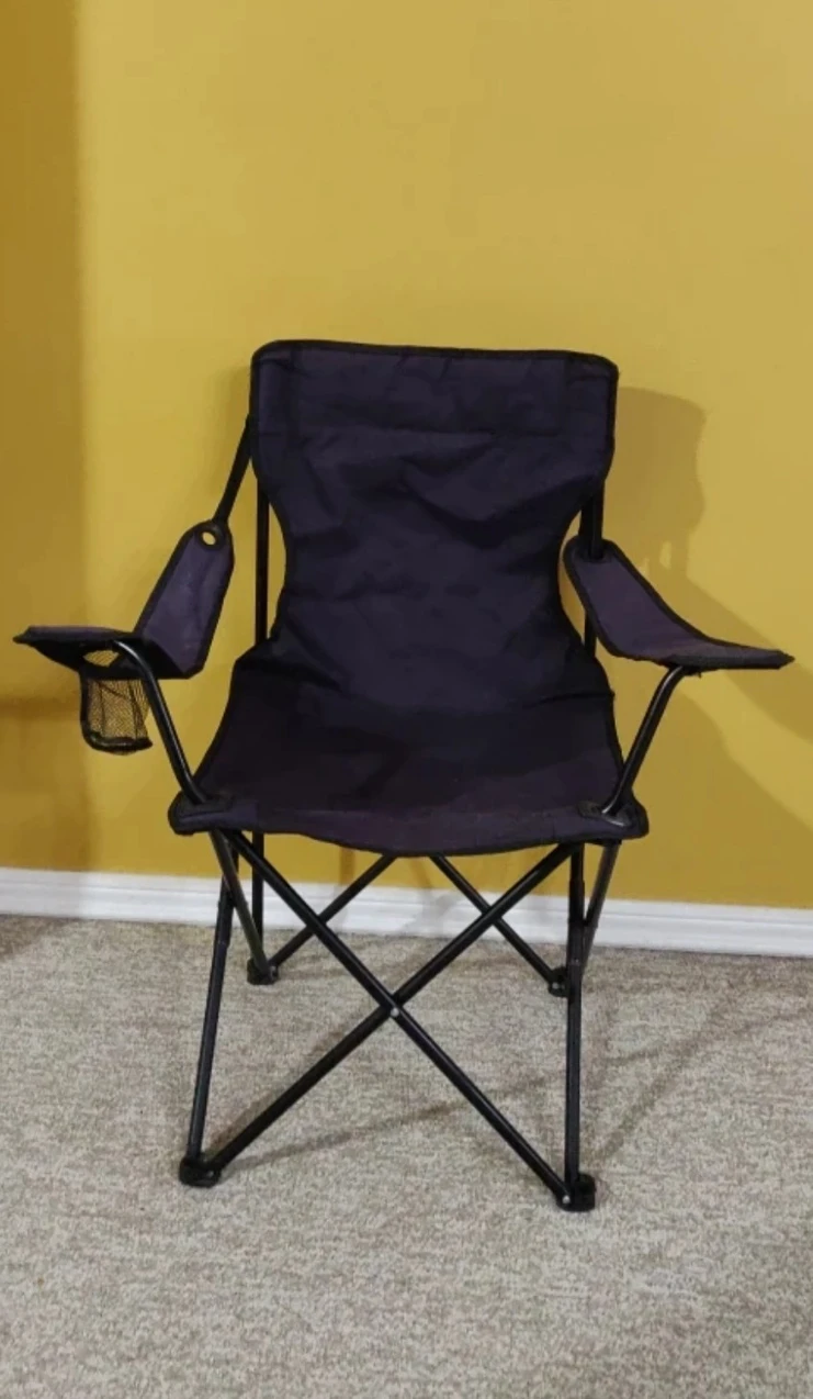 2 used camping chairs thumbnail