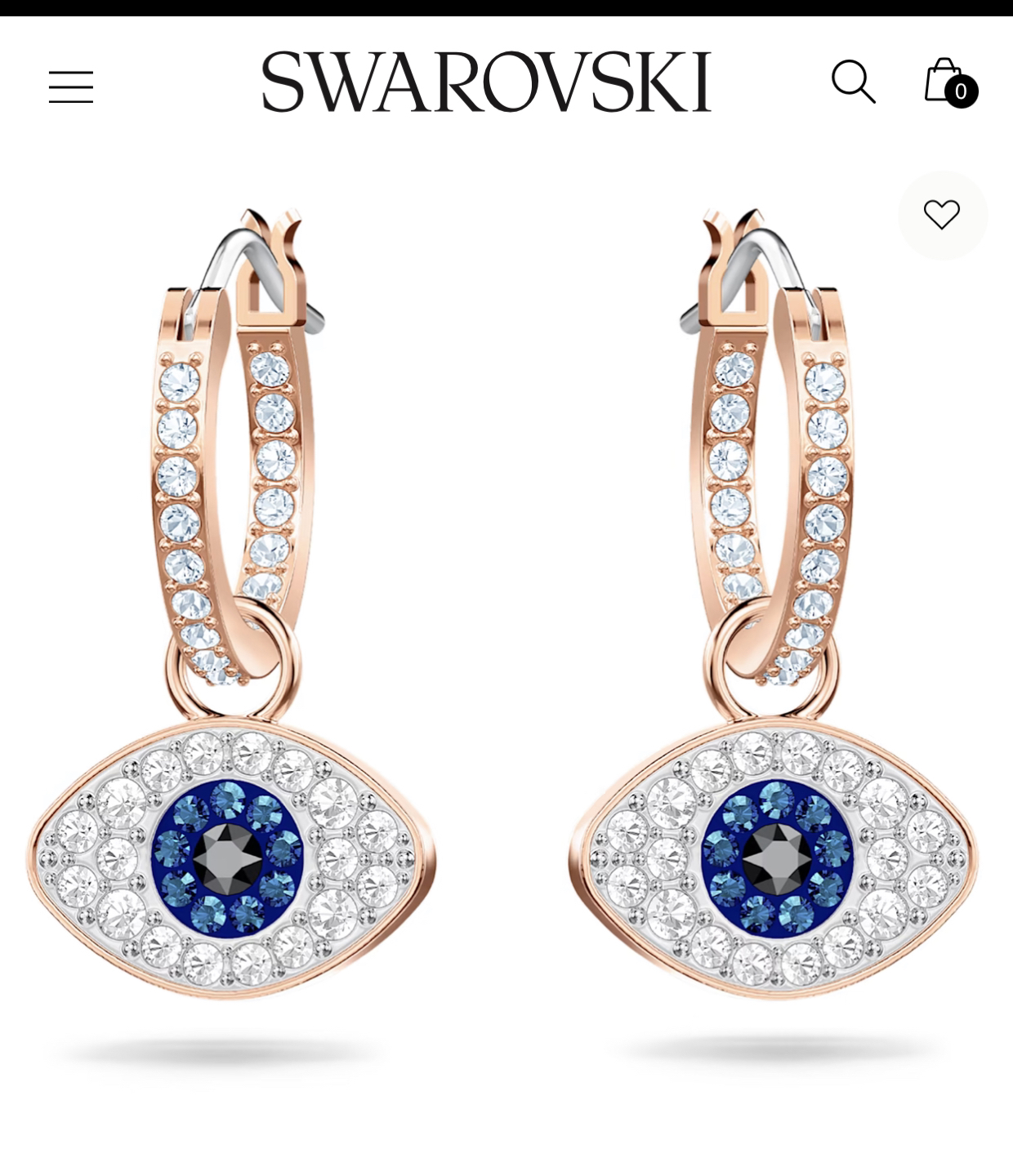 Brand new Swarovski evil Evil eye two way earrings - photo 4
