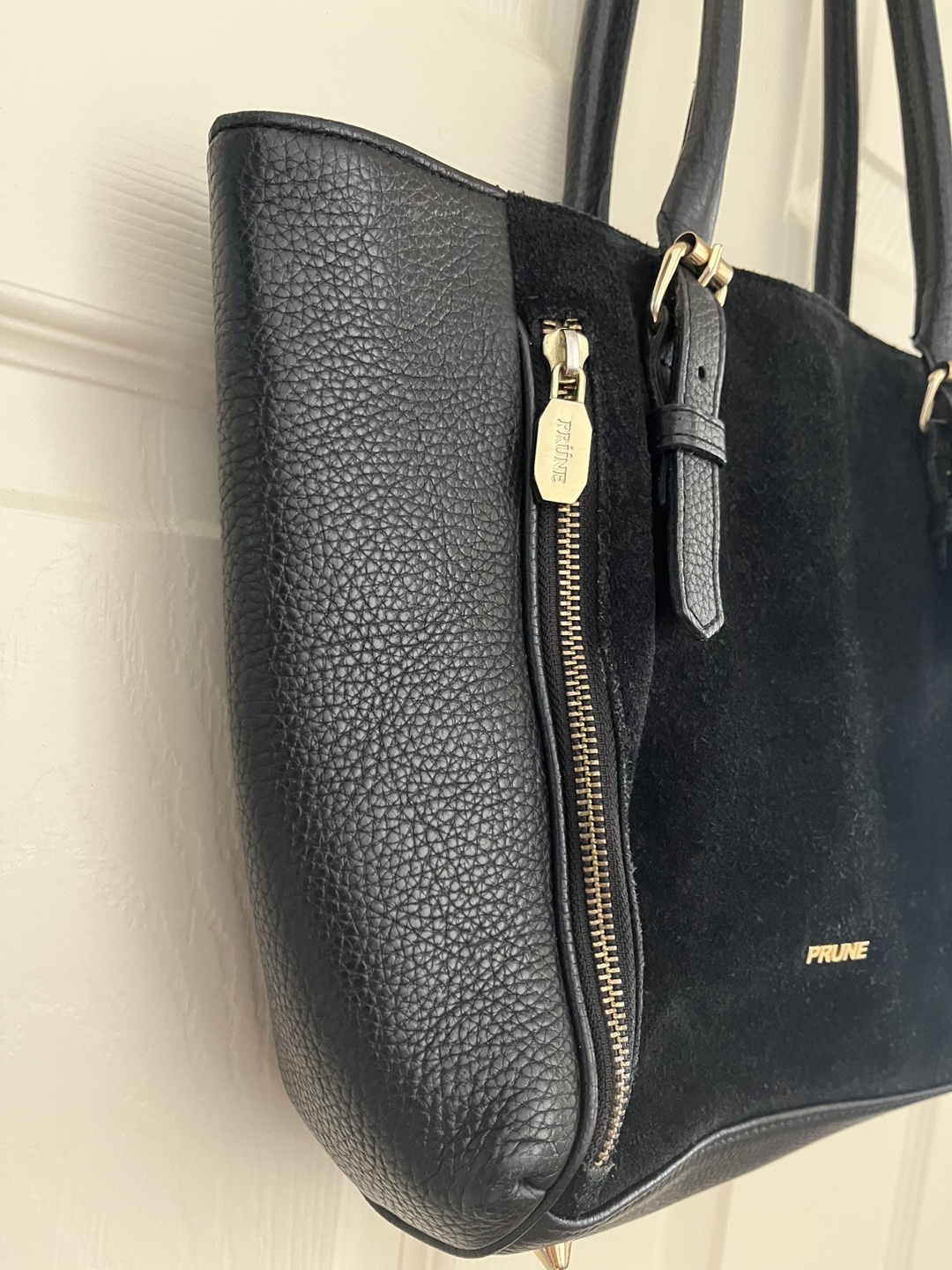 Black purse, Argentinian leather (Prüne) - photo 4