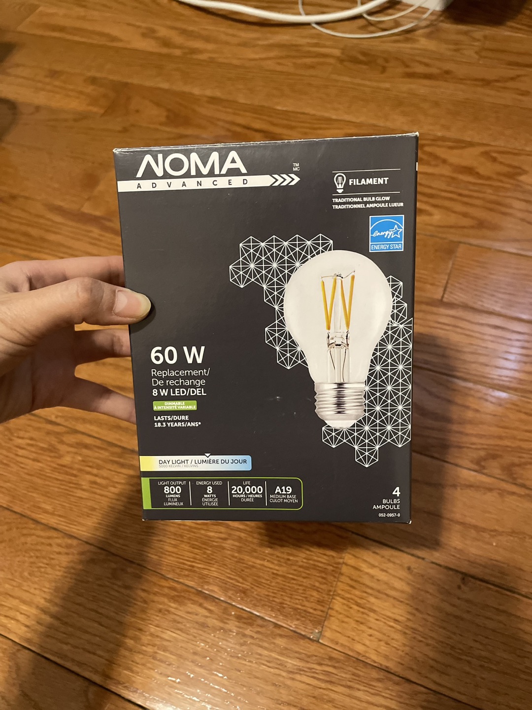 Noma 60W LED Bulbs (5,000k)