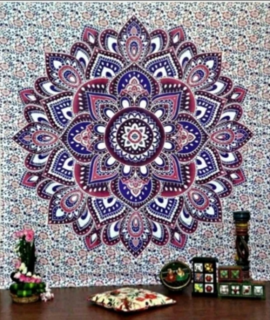💰 Mandala poly/cotton tapestry