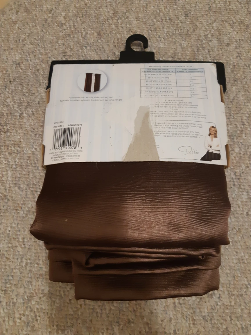 🏀 Curtain - Brown - photo 2