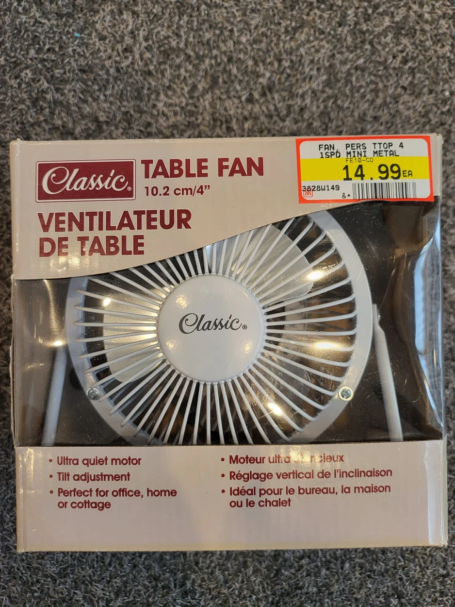 table fan - photo 3