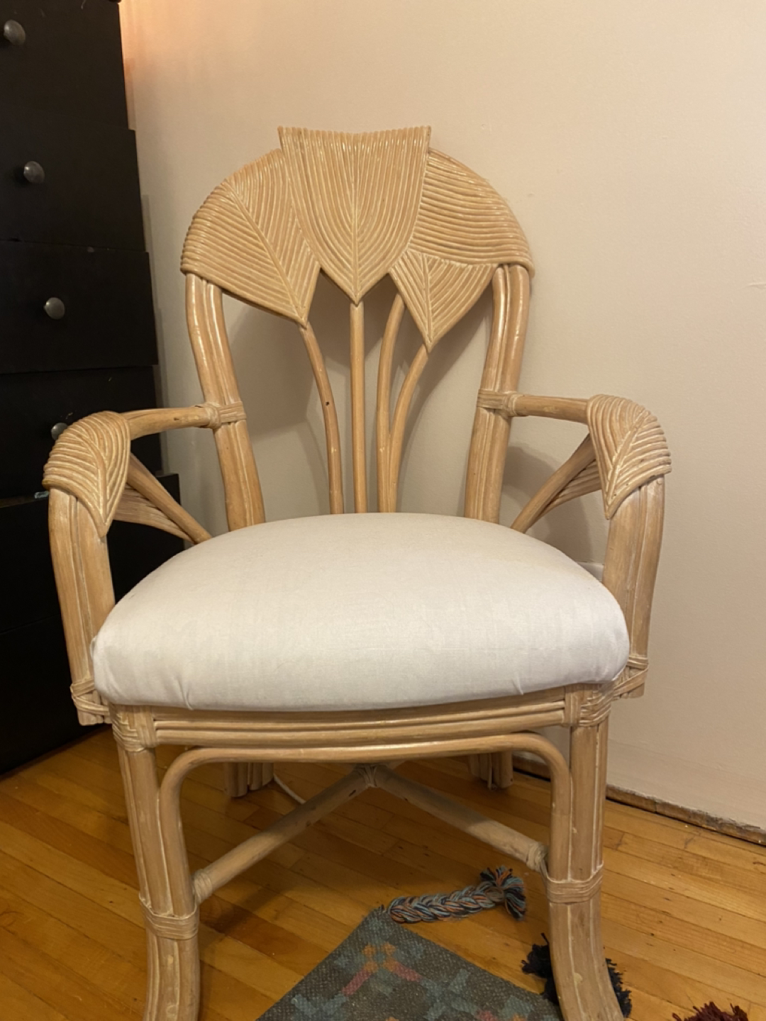 Boho Vintage Rattan Chair - photo 4