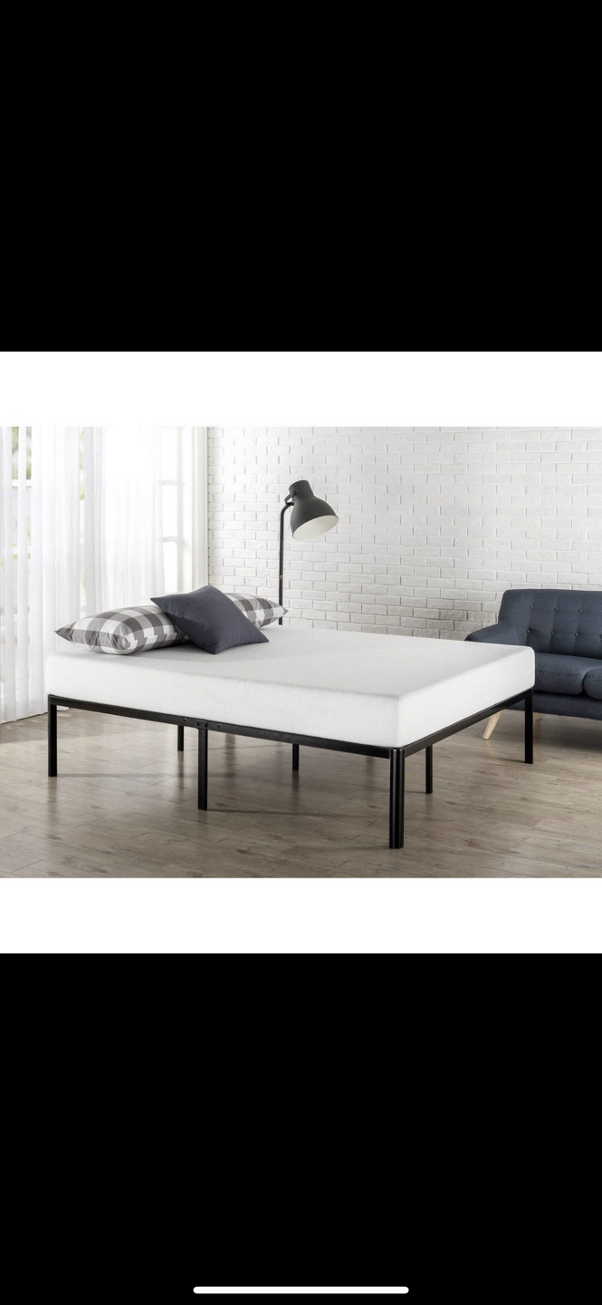 Can Metal Platform Bed Frame w/ Steel Slat Support - photo 5