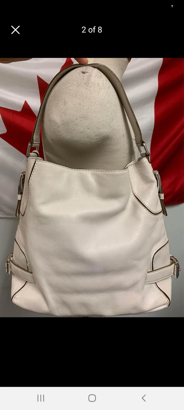 Michael kors white leather purse - photo 2