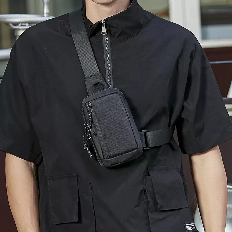 brand new men carry bag pouch crossover backpack - photo 4