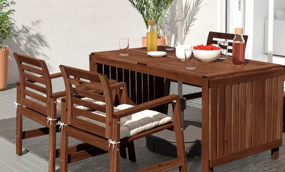 Ikea Applaro Table and 2 chairs thumbnail