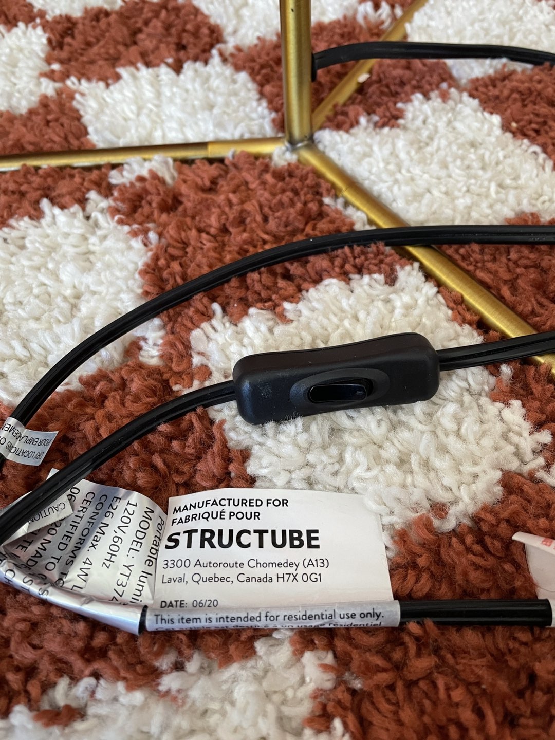 2x BALLA Table Lamps - Geometric Glass Globe w/ light bulbs image indicator(5)