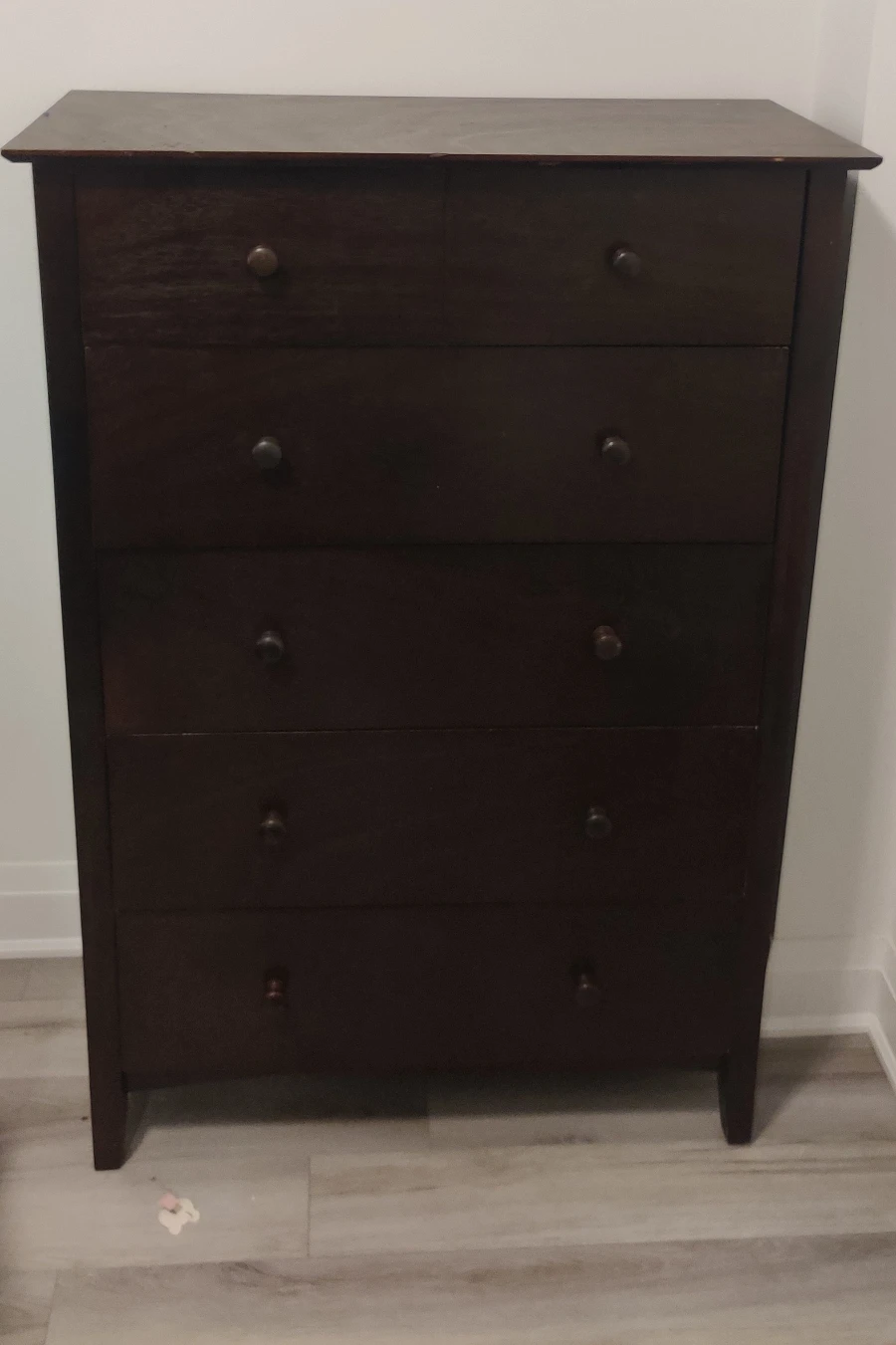 Moving out sale - 5 Drawer Wood cabinet for 50$.