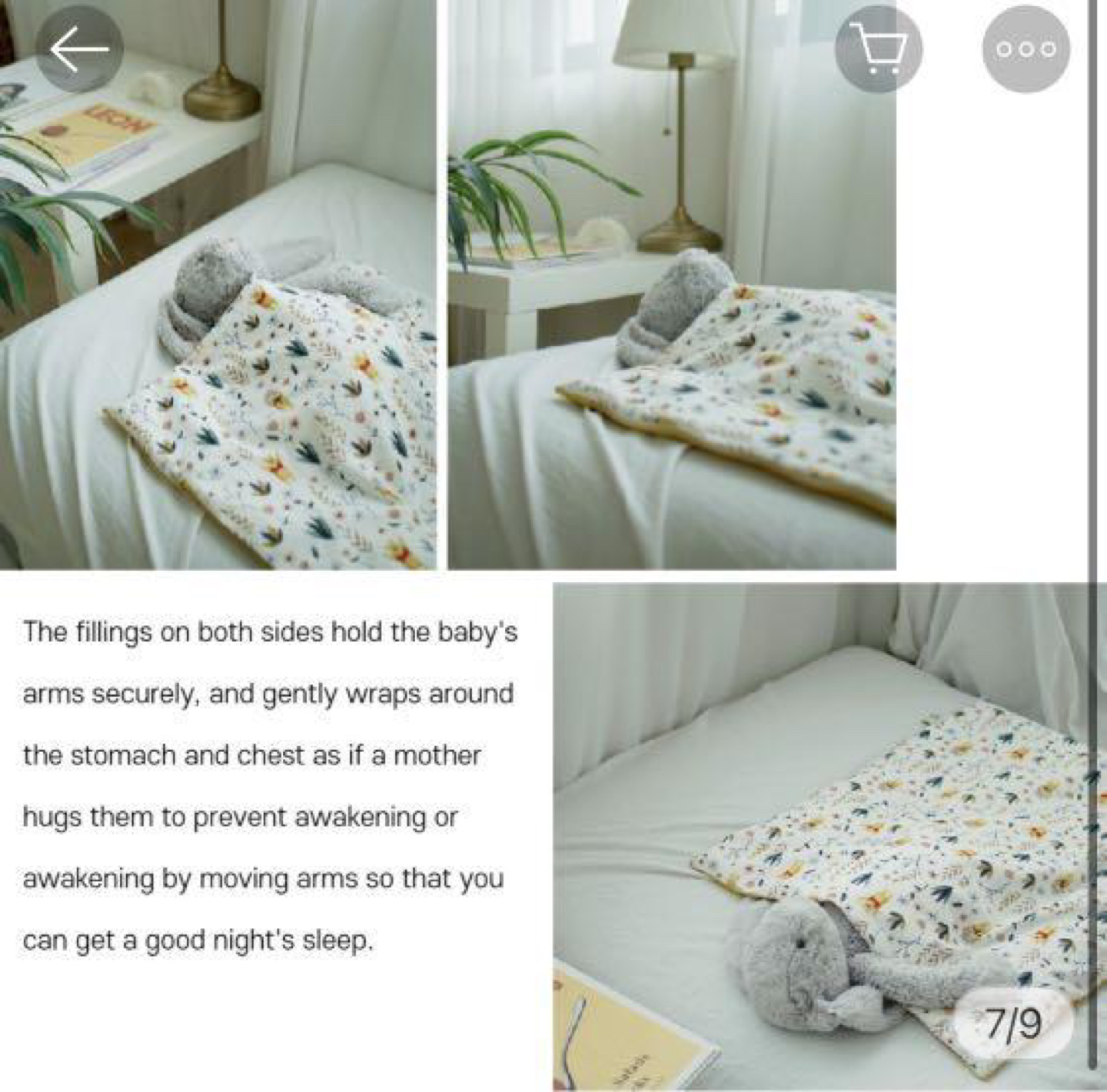 Mummy cool cool - moro reflex blanket image indicator(3)