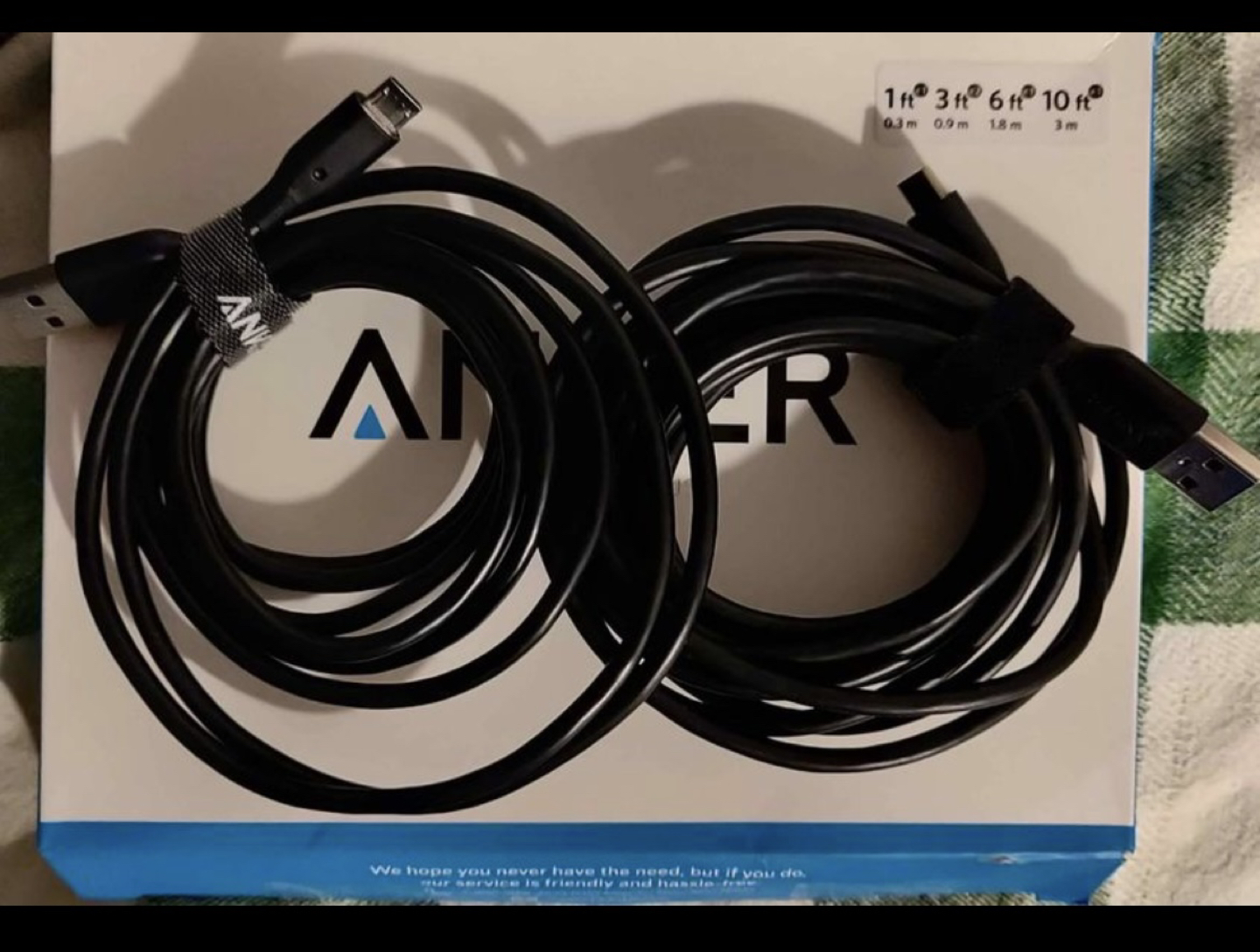 Anker cables - 6ft, 10ft