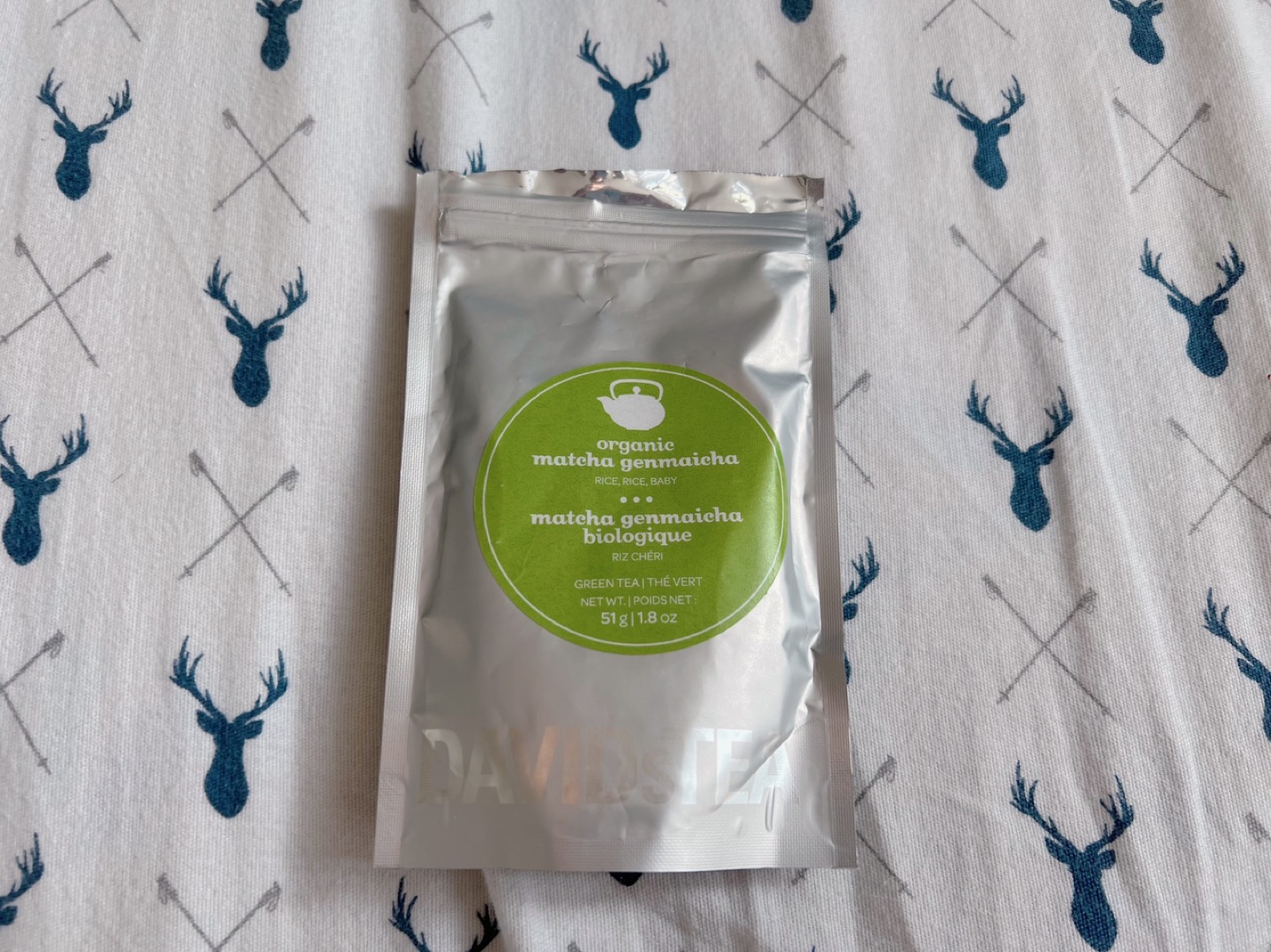 Davids Tea Organic Matcha genmaicha 51g Opened🏀
