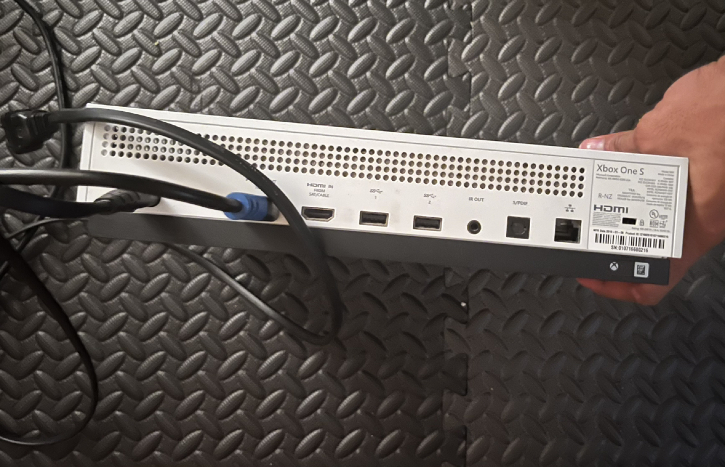 XBOX ONE S 1TB with 2 wired controllers thumbnail