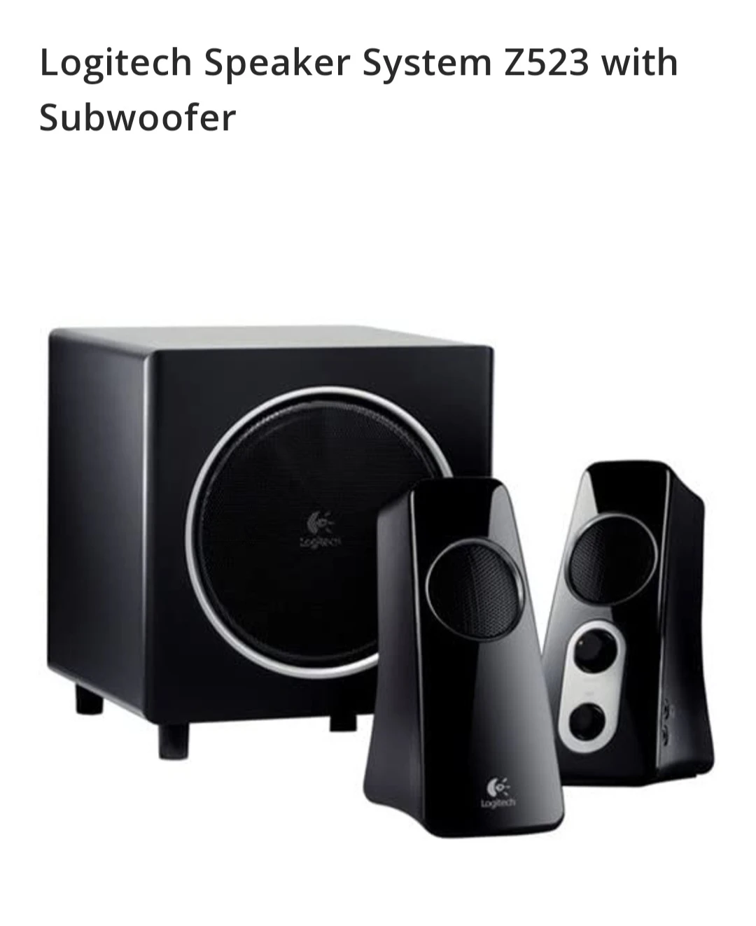 speaker system with subwoofer thumbnail