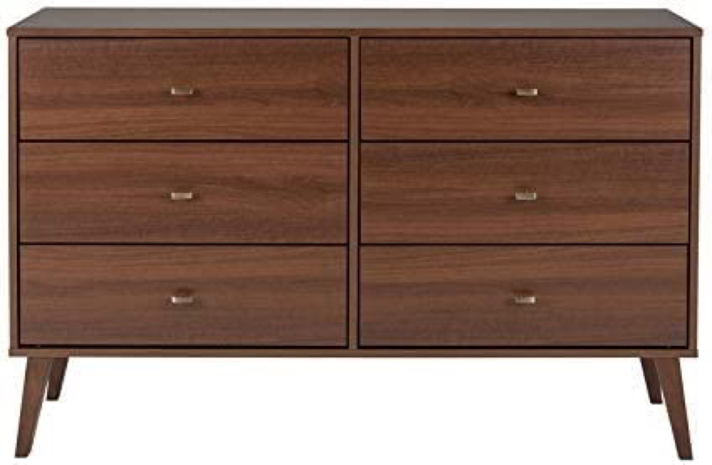 Prepac Milo MCM 6-Drawer Dresser in Cherry - photo 3