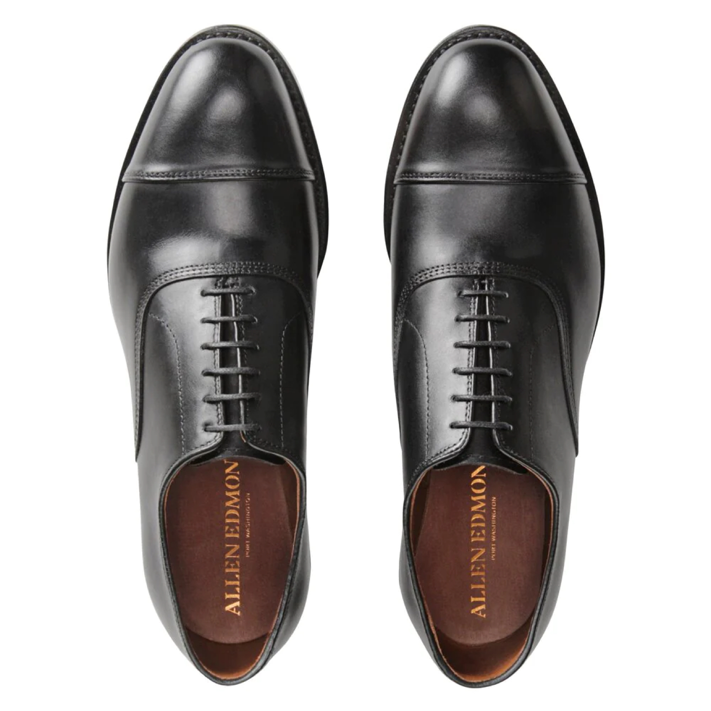 Allen Edmonds Park Avenue Cap-toe Oxford Dress Shoe, 10, Black thumbnail