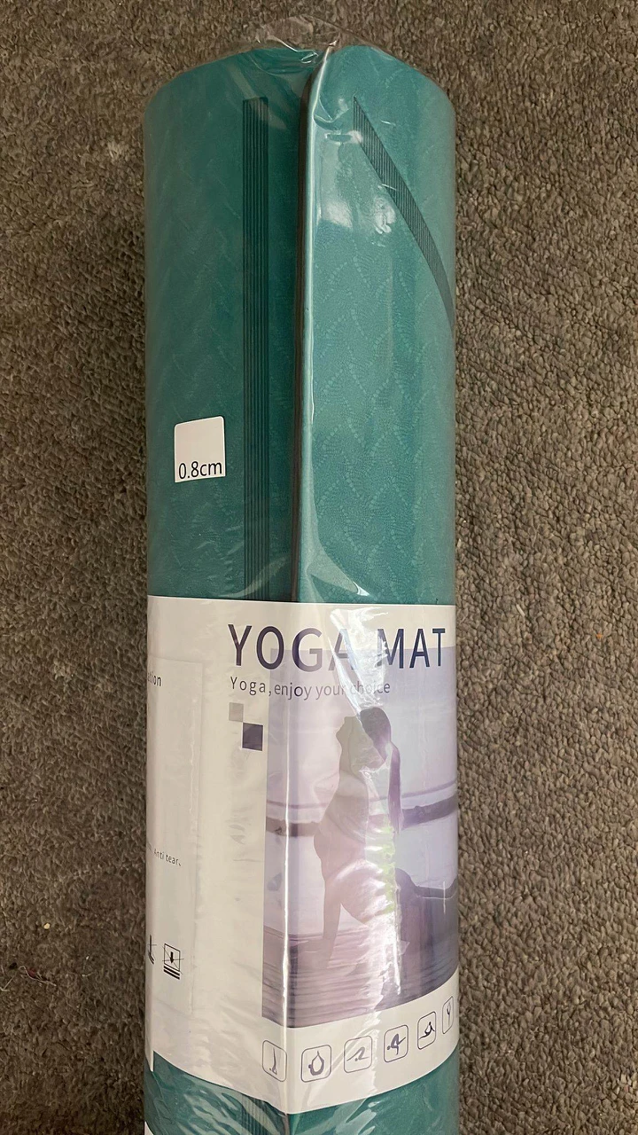 yoga mat green 8 mm - photo 2