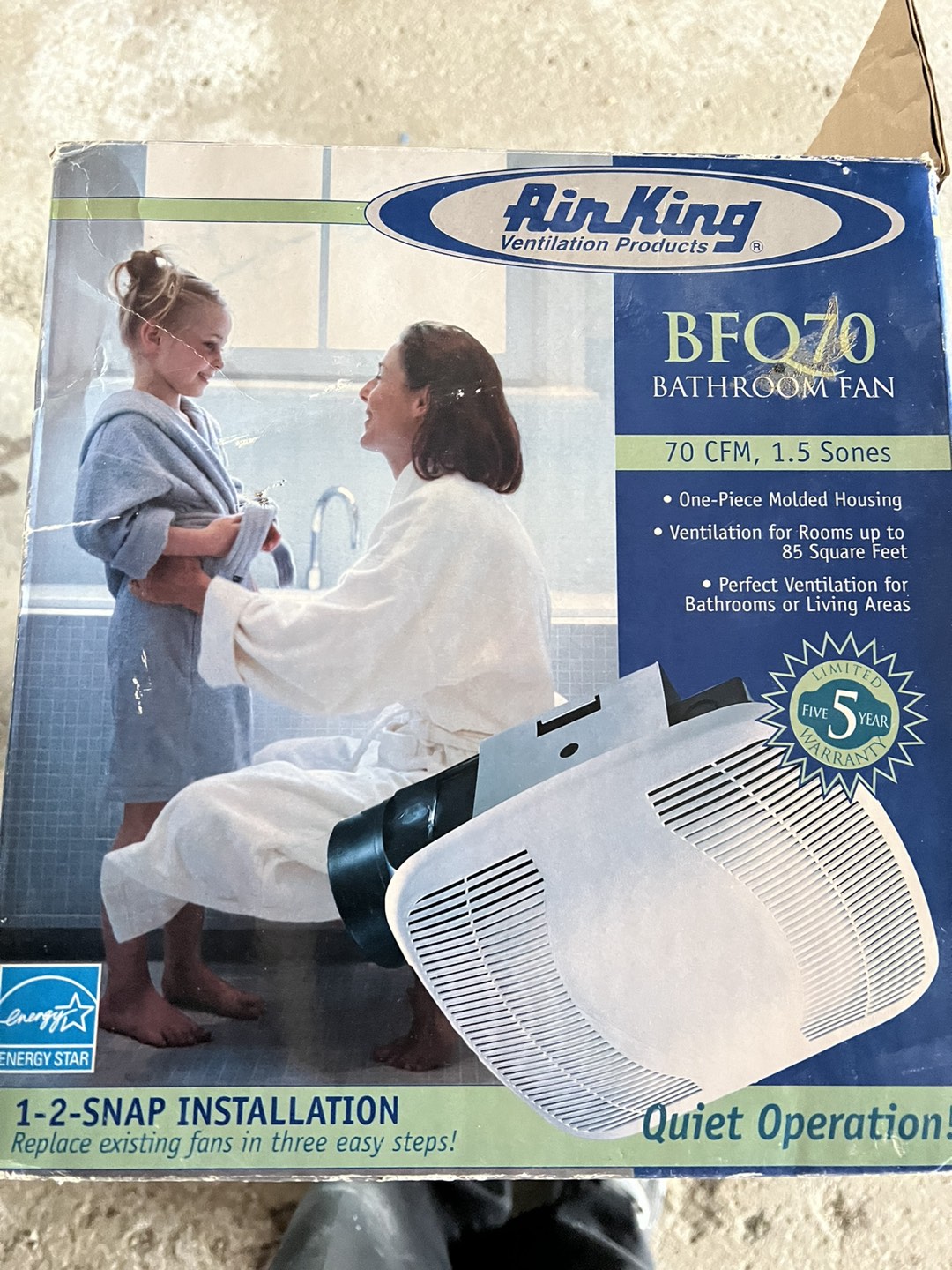 Bathroom exhaust thumbnail