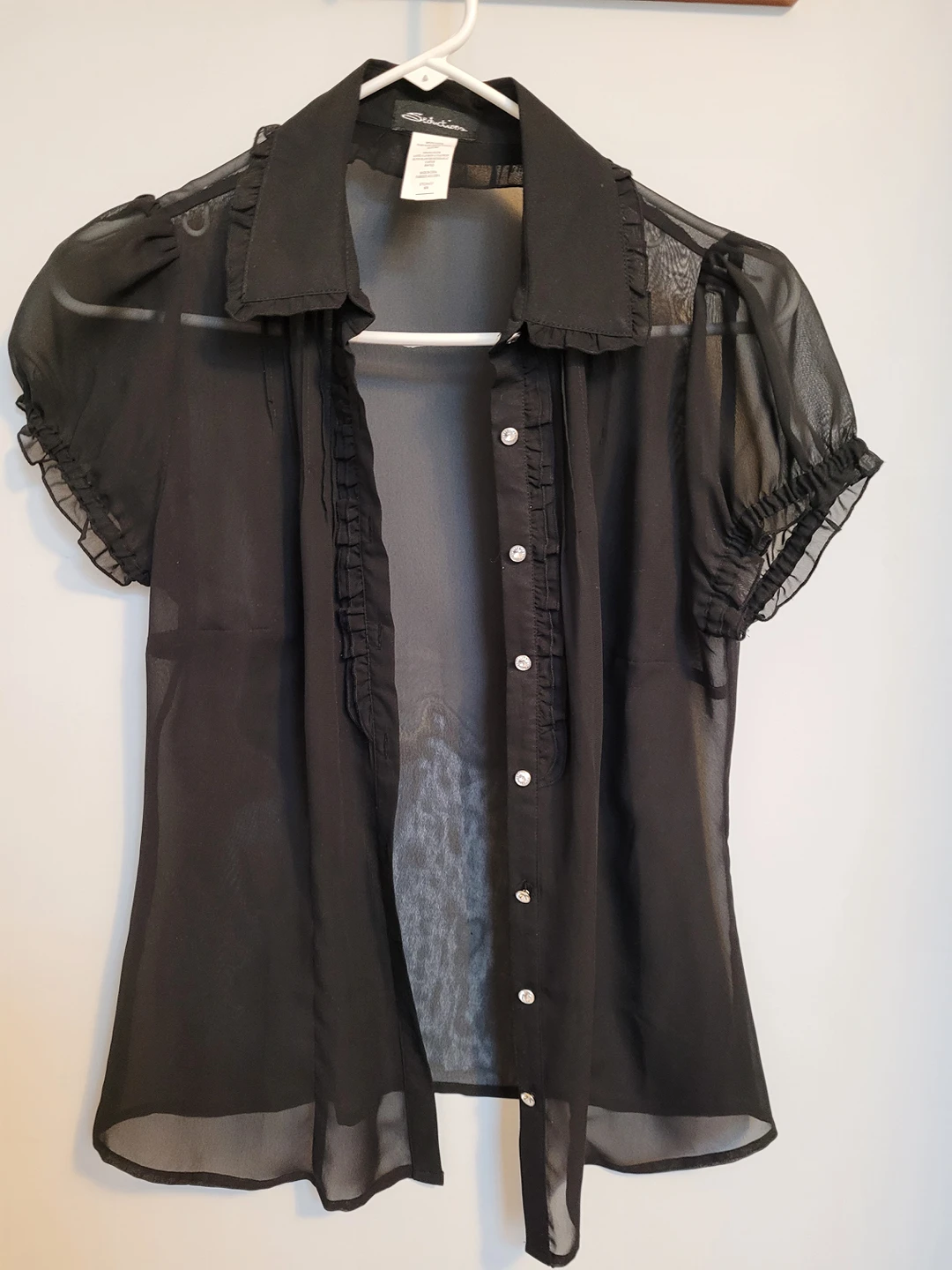 Brand new ladies sheer blouse- M - photo 2