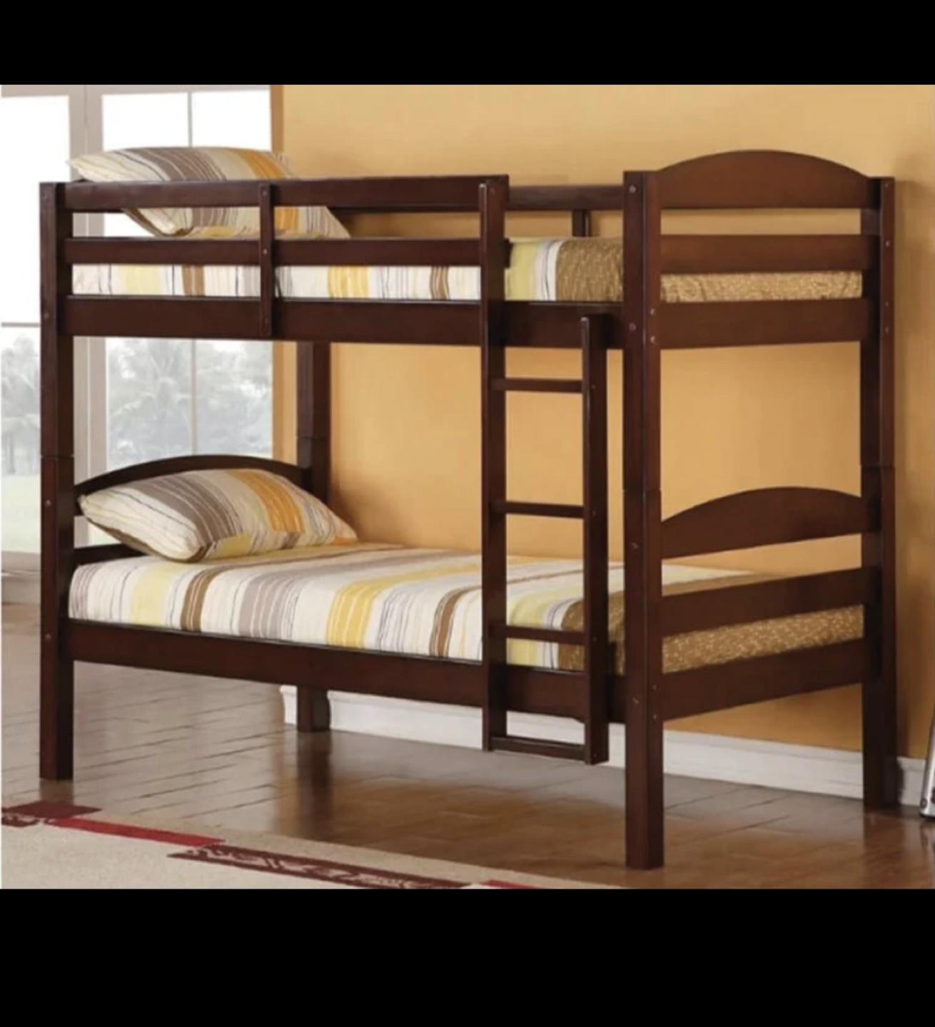 Espresso Wood Bunk Bed (Twin/Twin) thumbnail