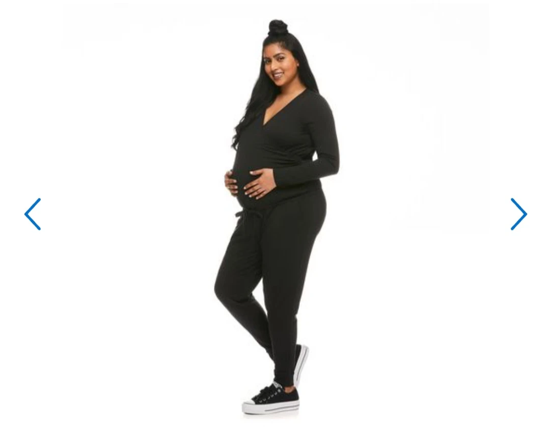 Paisley SKY maternity Jogger Jumpsuit image indicator(3)