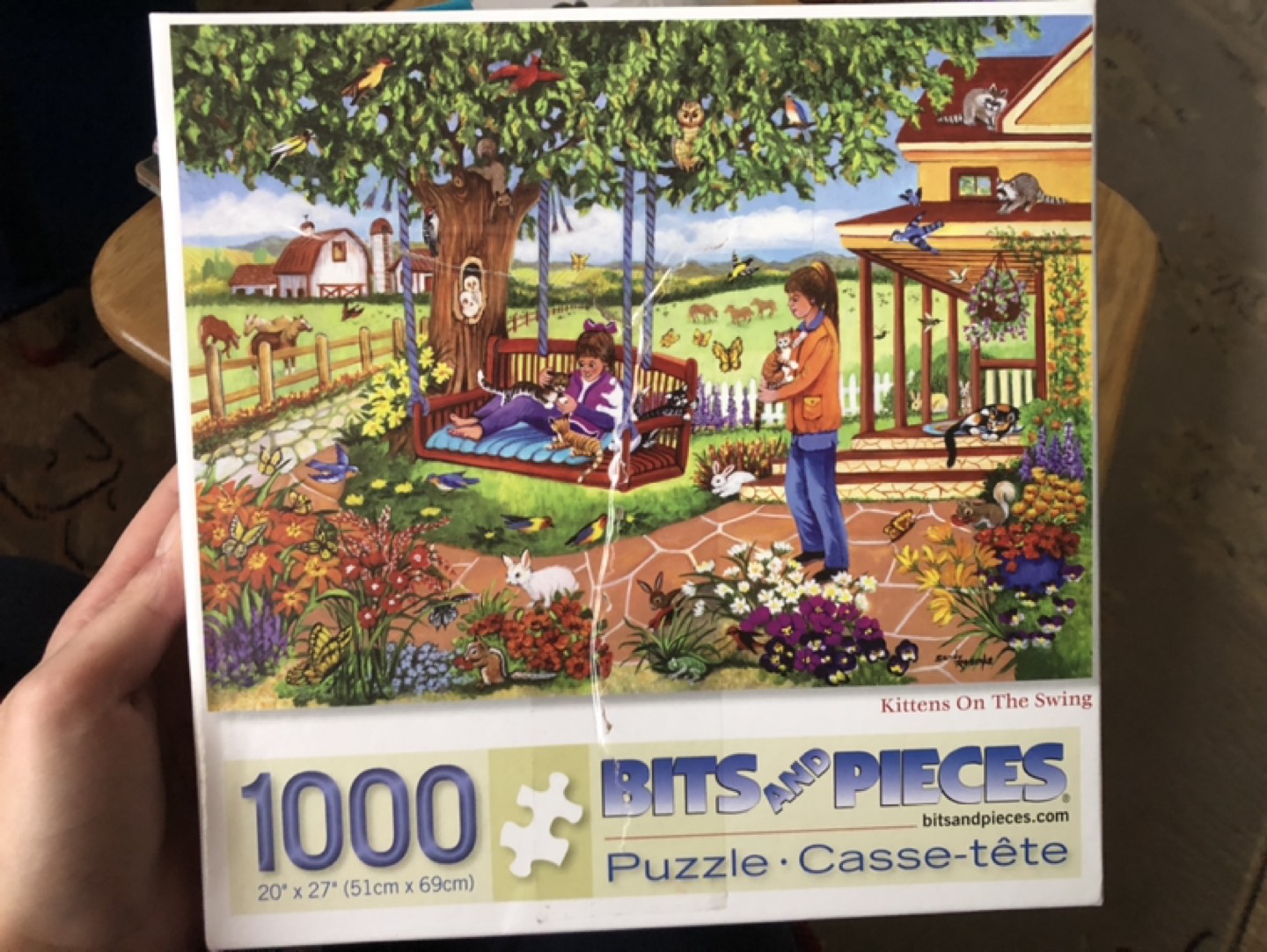 1000 piece puzzle #freecycle thumbnail