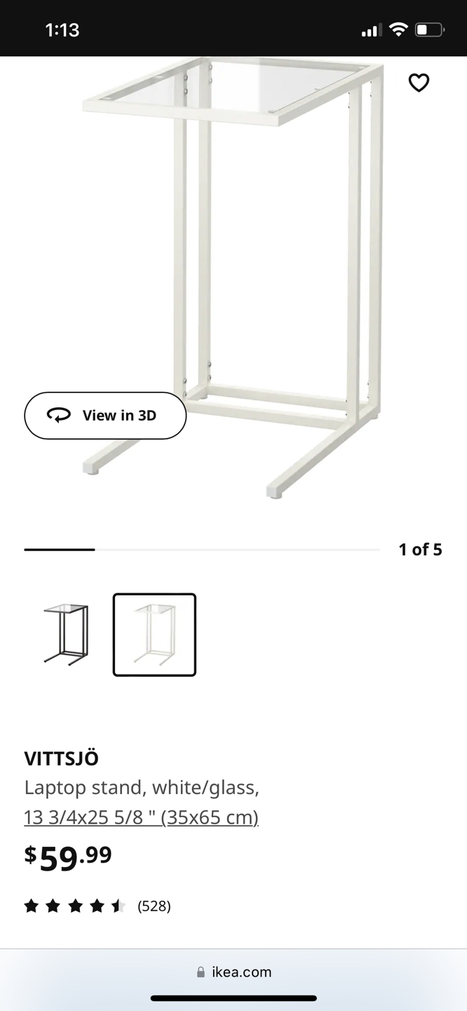 IKEA side table brand new and installed - photo 2