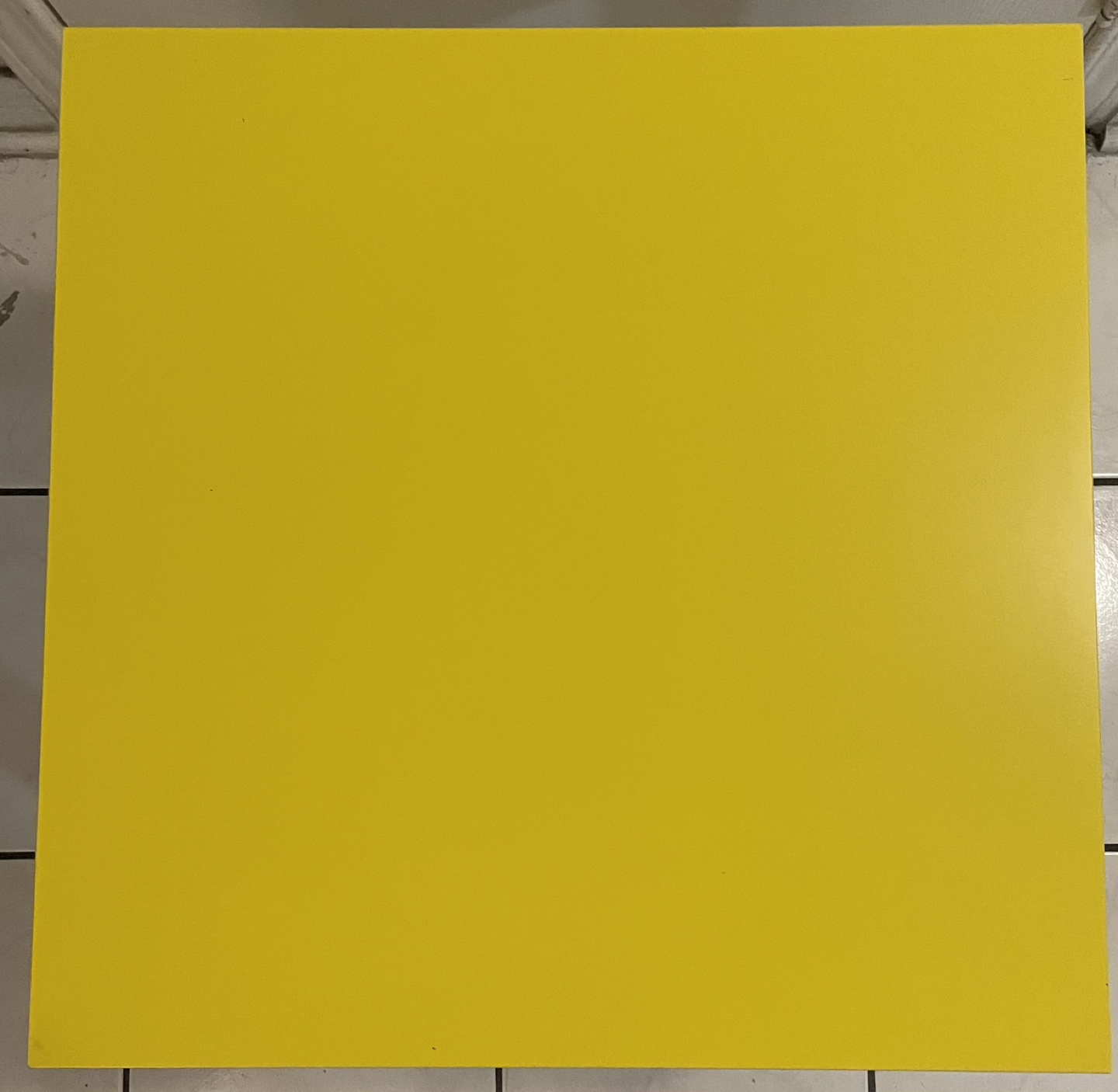 $8 IKEA LACK TABLE - Yellow