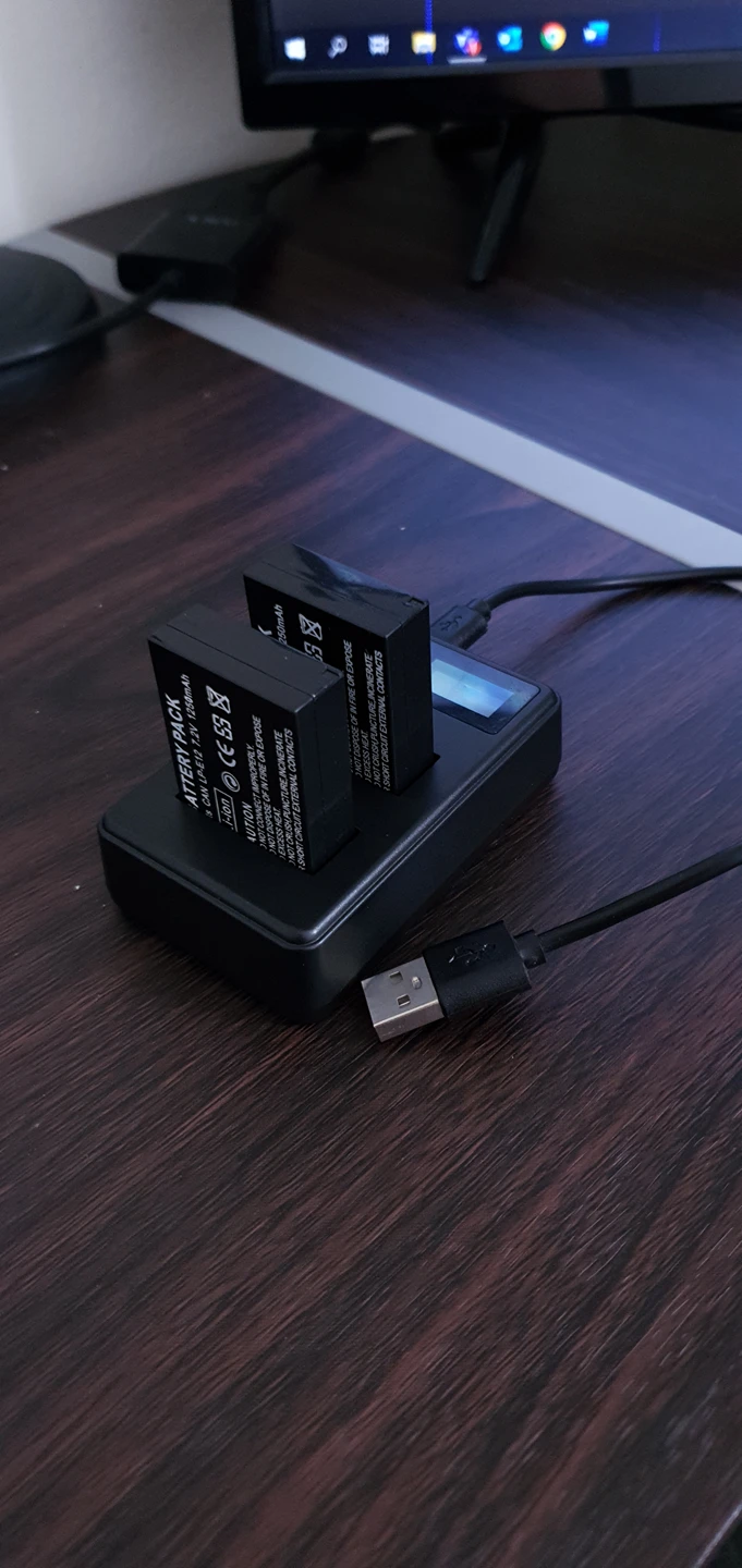 2 LP-E12 Batteries With USB Dual Charger, Canon M50, M50 ii