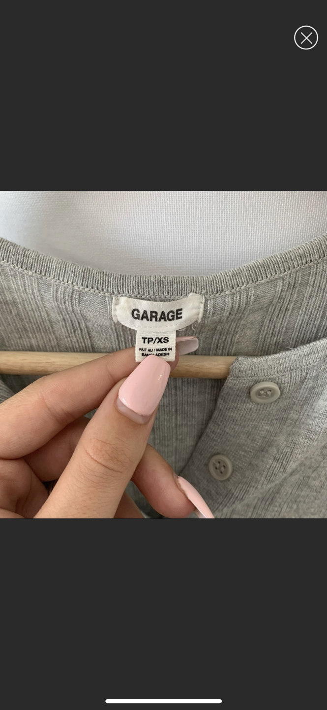 Grey Garage cropped cardigan - photo 4