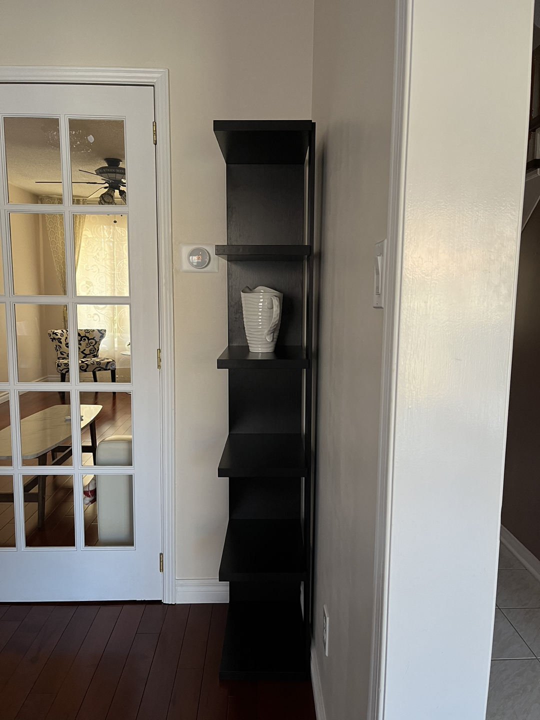 Reversible Bookcase, black, 5 shelves - photo 3