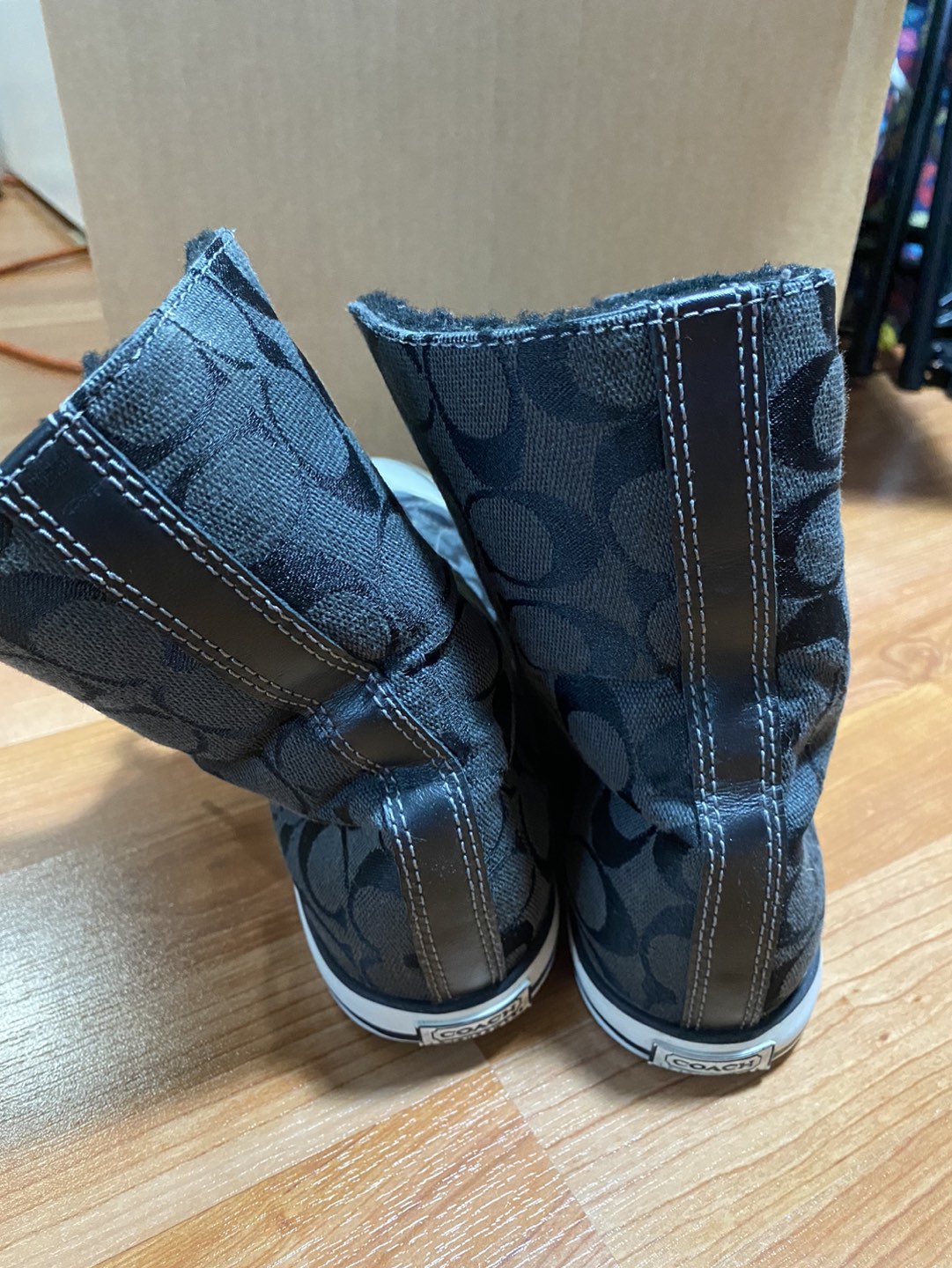 Coach High Tops Sneakers Shoes Size 9 image indicator(2)