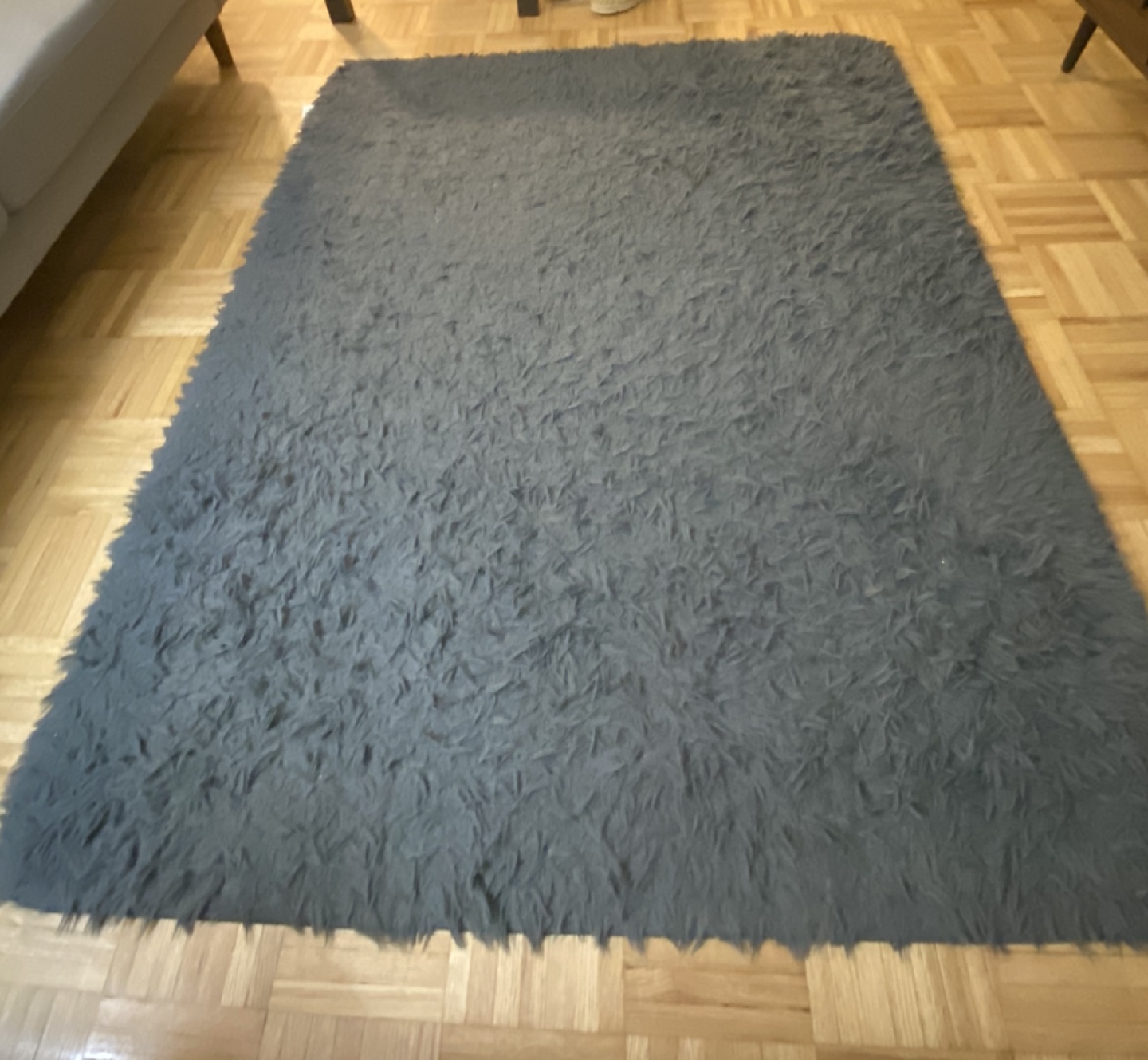Grey Rug/ Carpet, 4x5 feet 💸