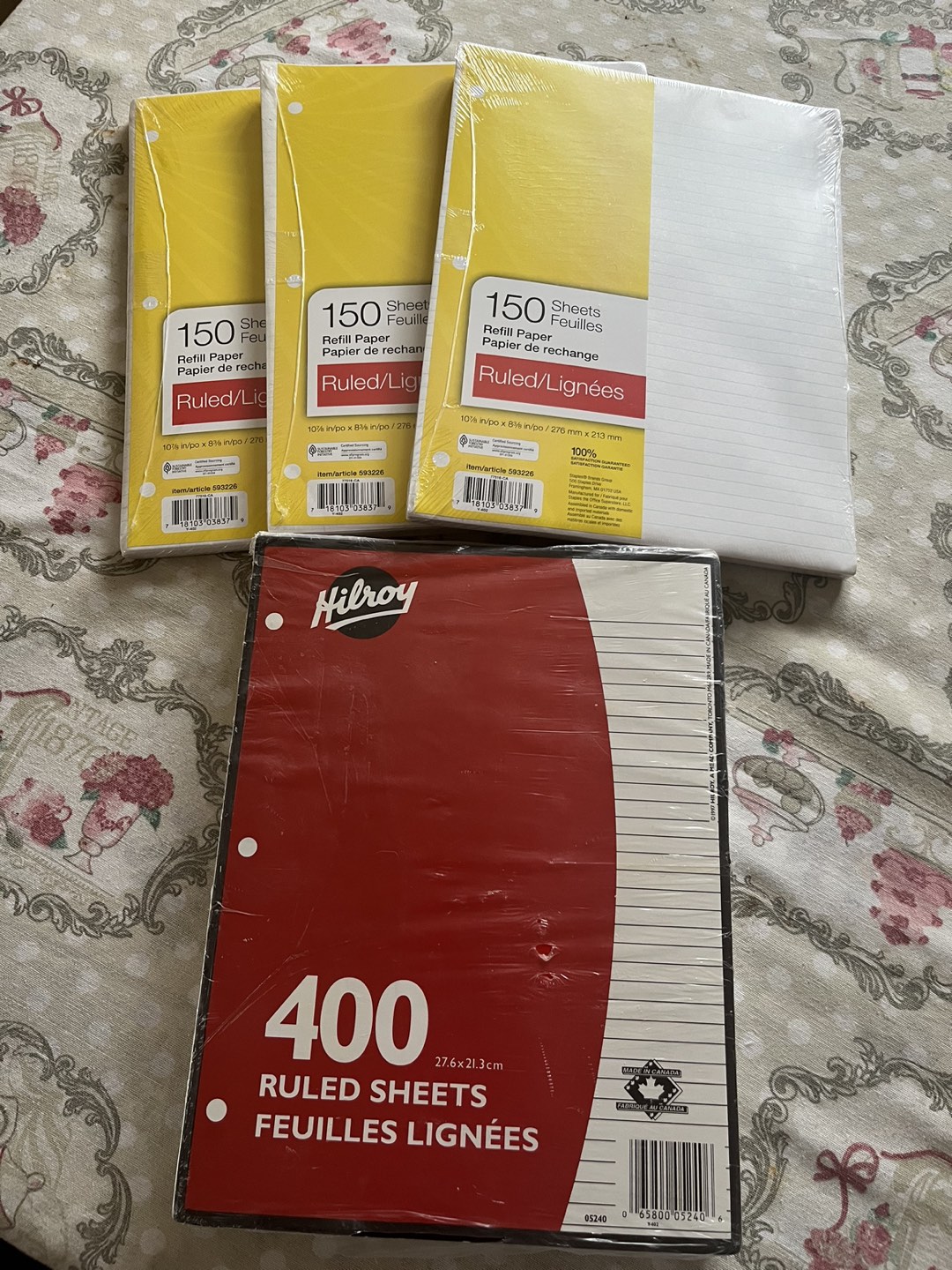 850 sheets of lined paper thumbnail