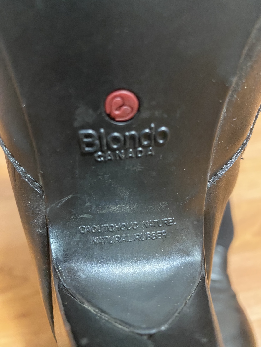 Blondo Canada Tall Leather Black Boots Size 8.5 image indicator(5)