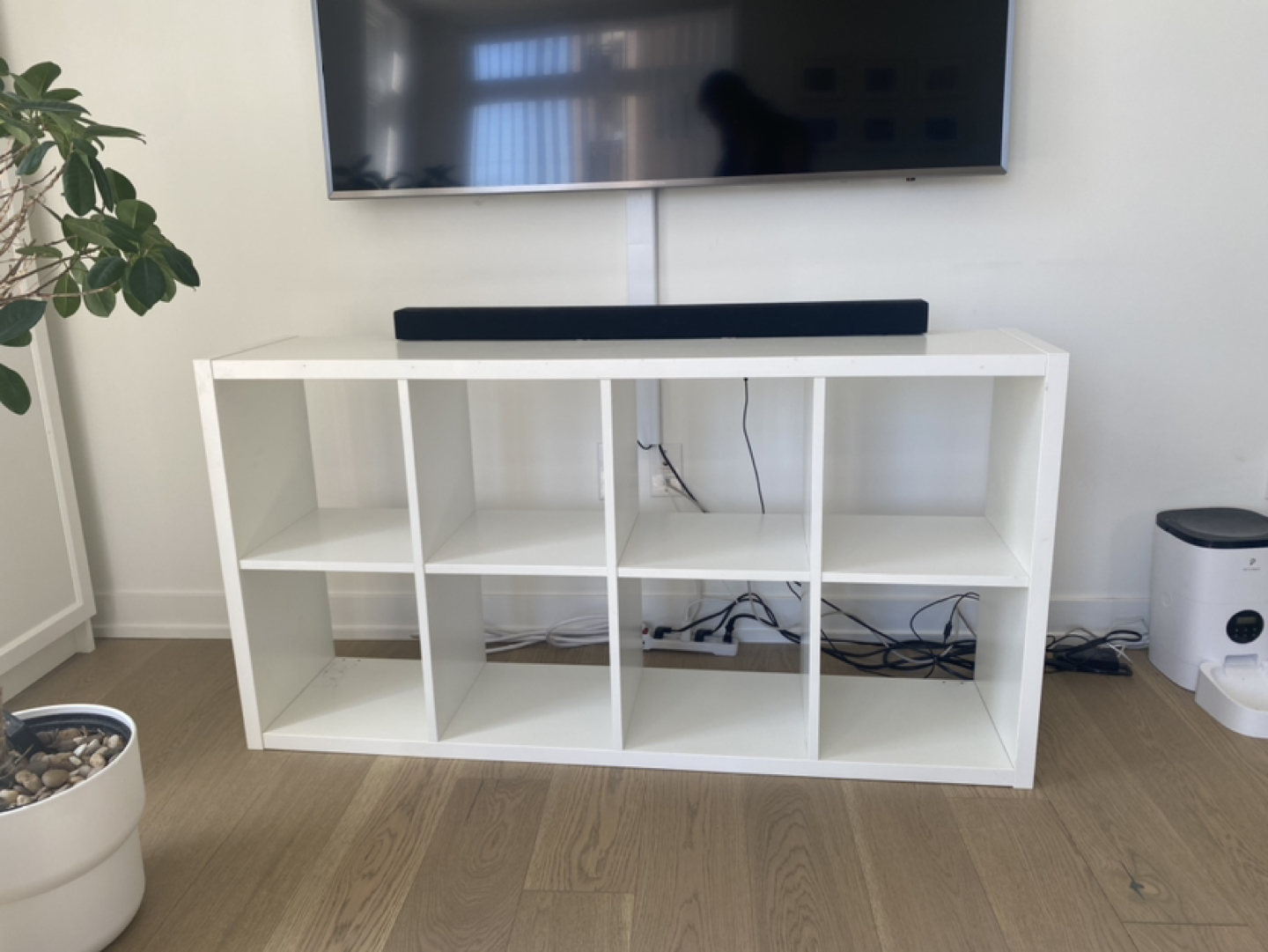 IKEA white bookcase good condition pickup only