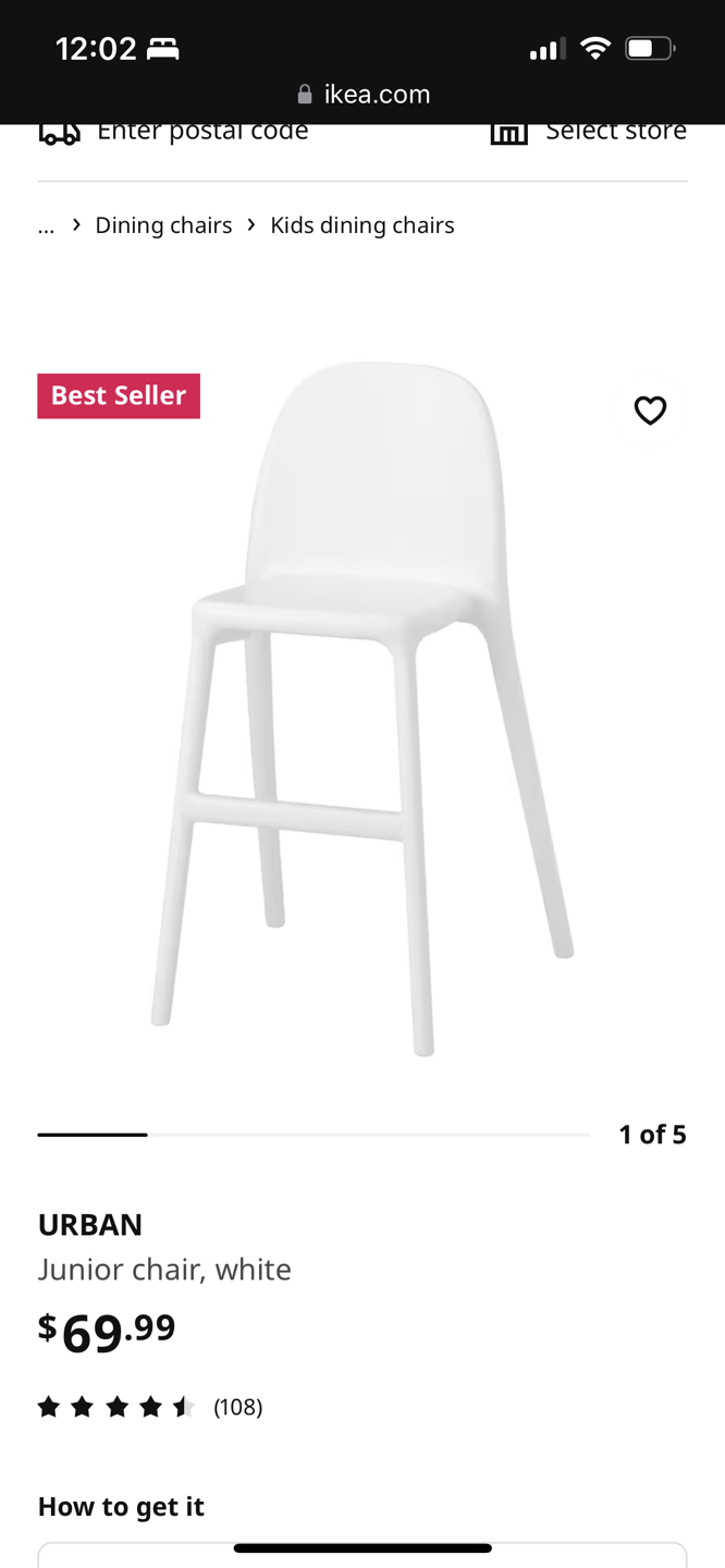 Chair for kids(ikea)