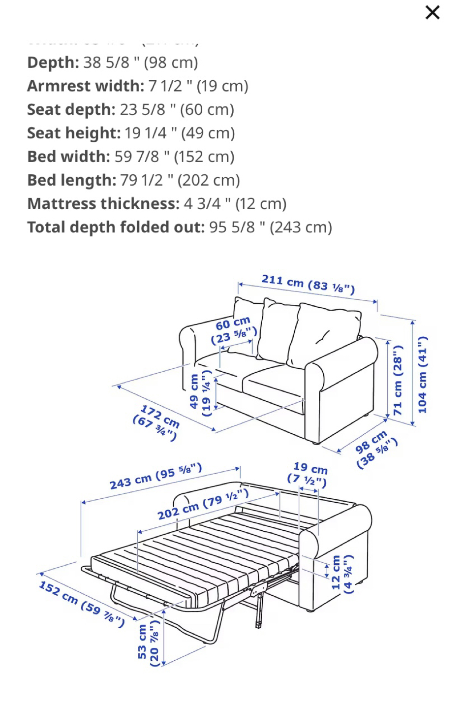 IKEA Sofabed