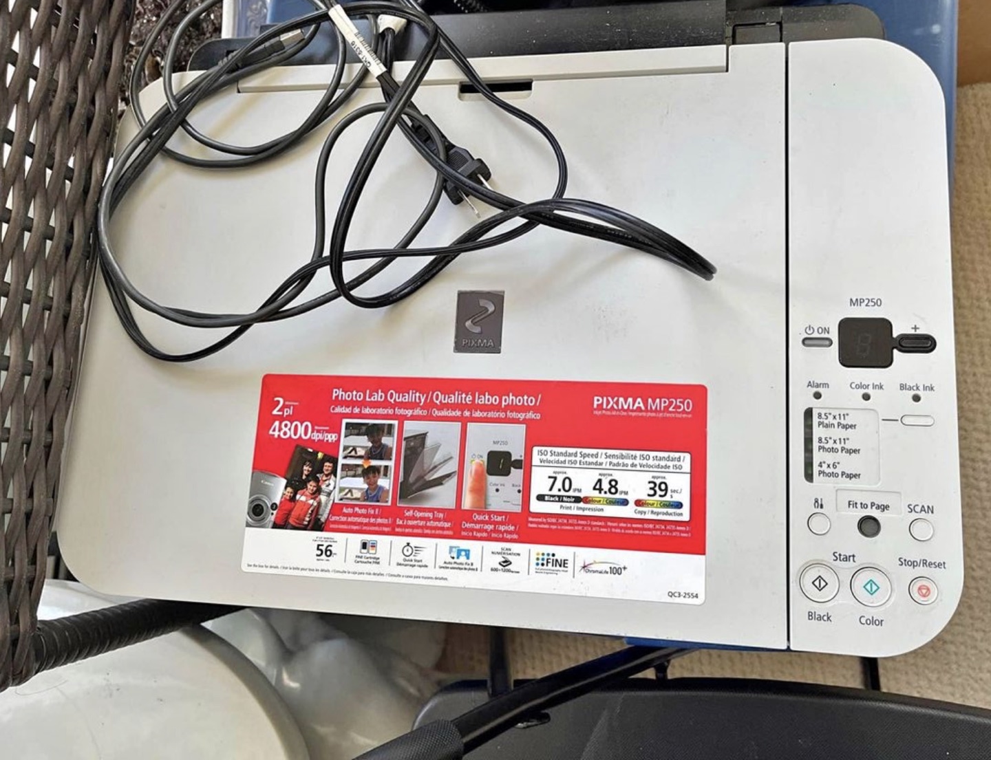 Canon color printer with ink - photo 2