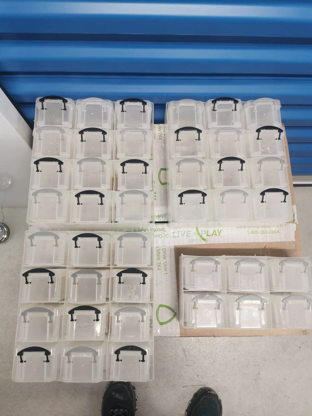 small storage boxes - cleaned and perfect condition thumbnail