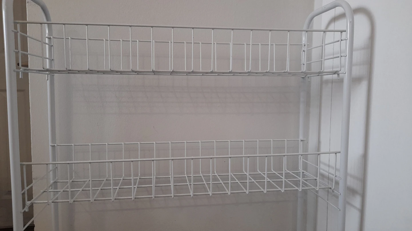 4-Tier Metal Rolling Utility Cart - photo 2