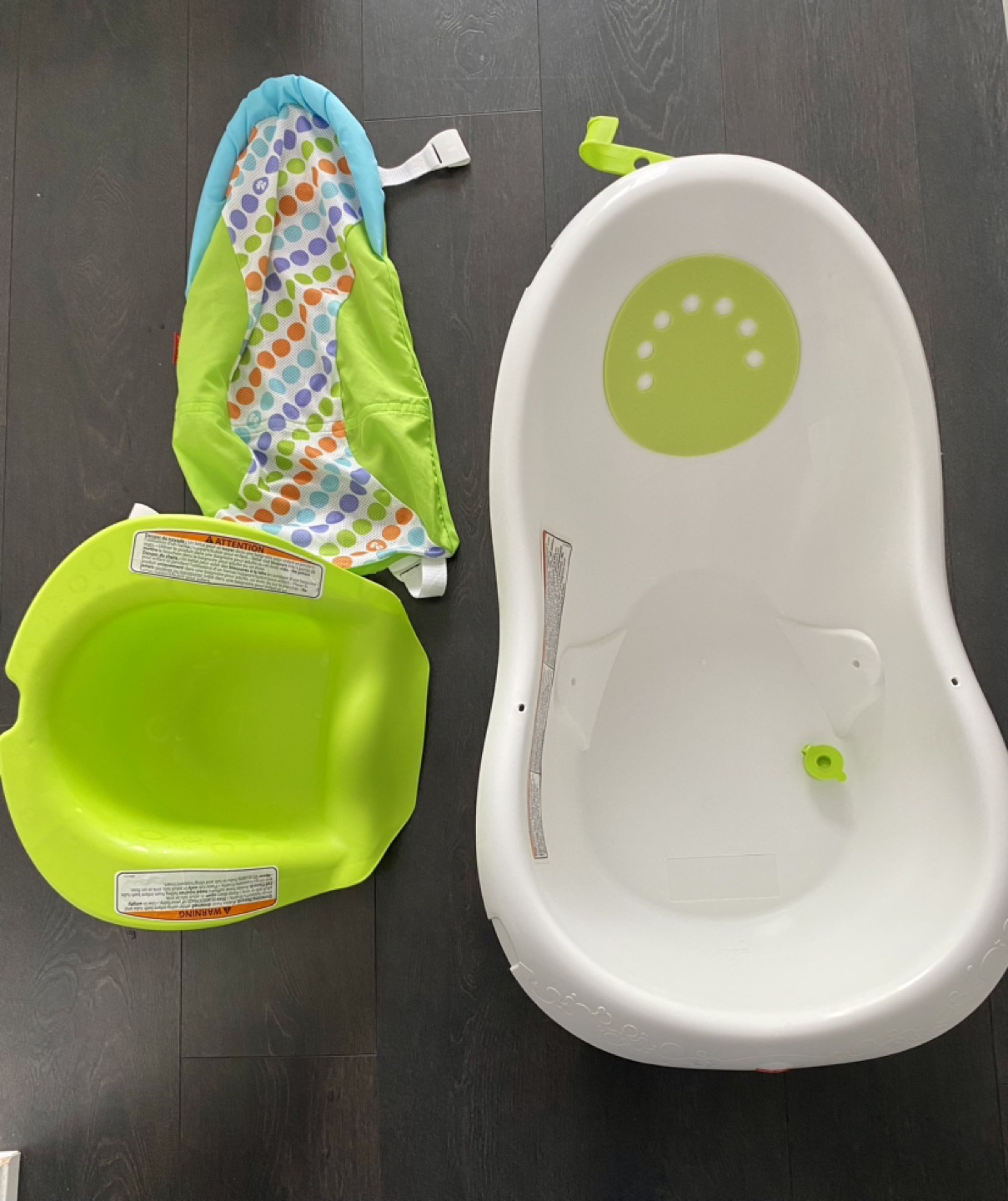 Fisher price baby bath tub , 4-in-1 newborn to toddler bath tub thumbnail