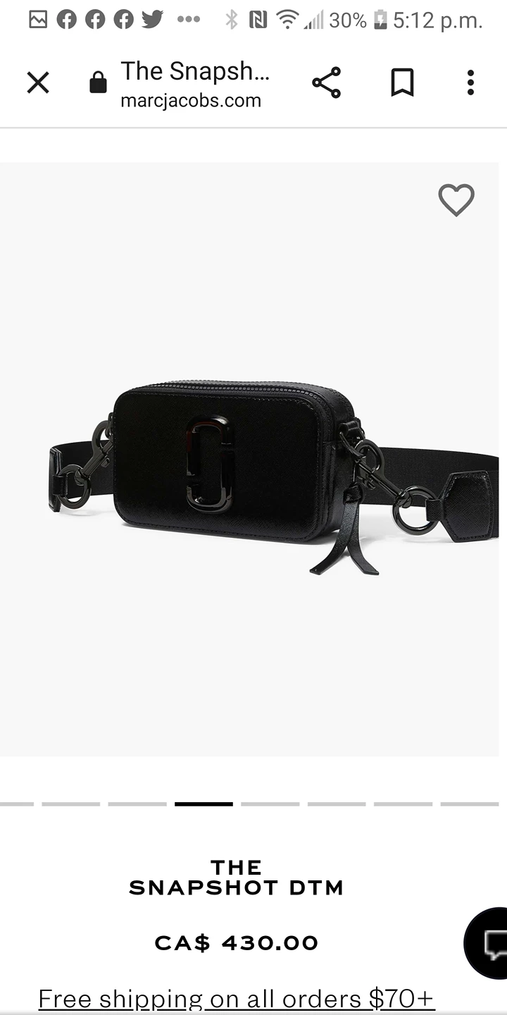 Marc Jacobs The Snapshot DTM. bag/purse - photo 2