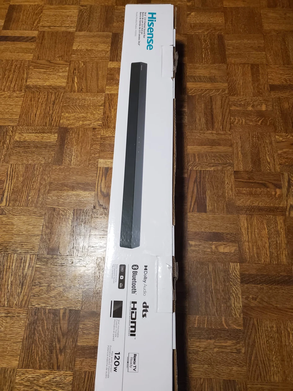 Hisense Soundbar with Bluetooth thumbnail