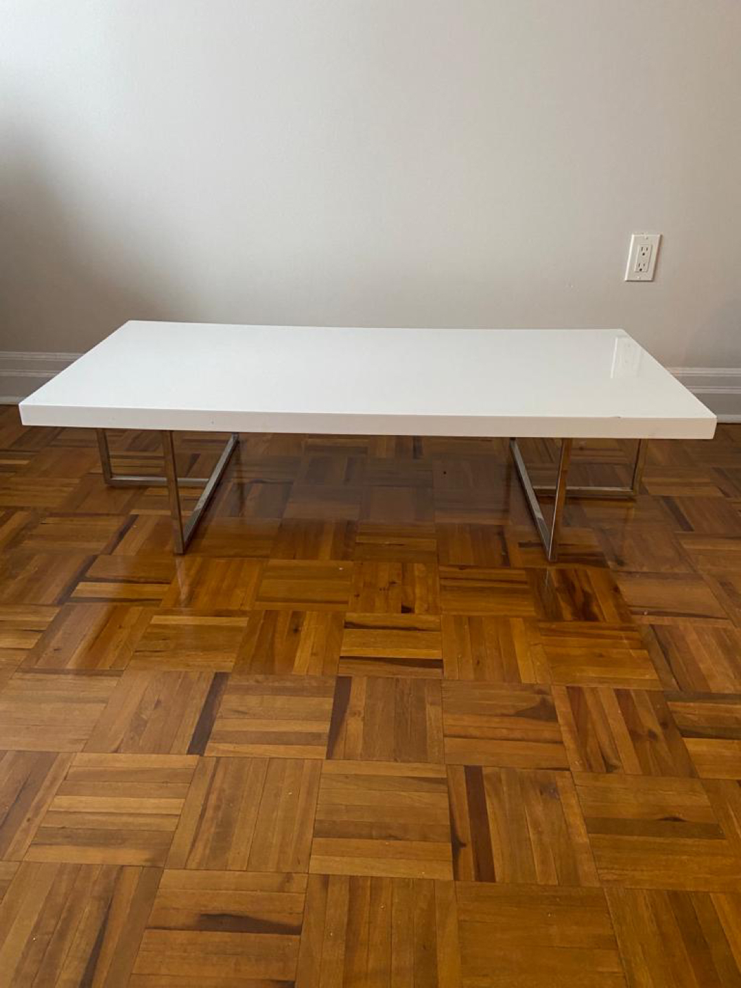 MOVING OUT SALE! White Tea table