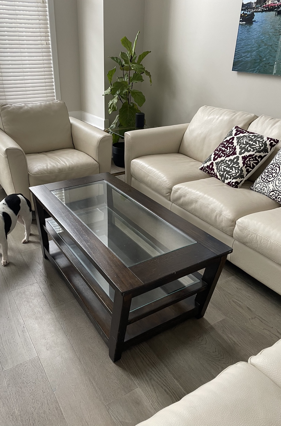 Wood coffee table - photo 3