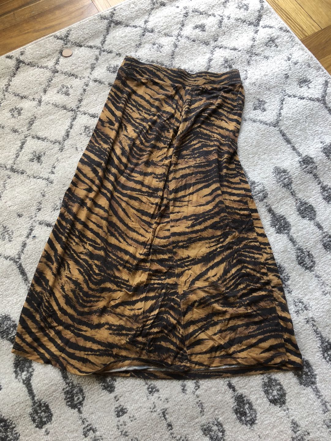 Tiger print skirt thumbnail
