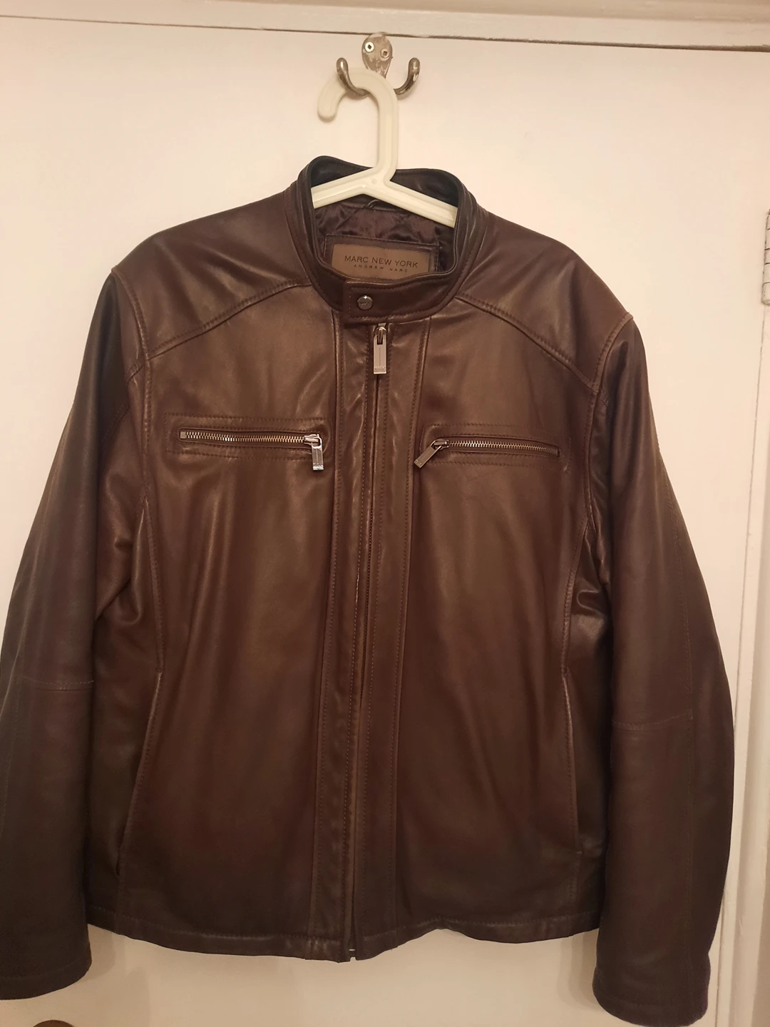 Marc NYC Leathe Jacket Mens Large - photo 3